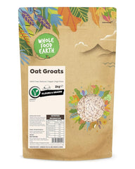 Oat groats Wholefood Earth 2 kg | Non-GMO | Natural | Rich in fiber