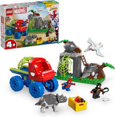 LEGO Marvel Spidey's Team on a Rescue Mission in the Dino Truck Buildable Superhero Car Toy Adventure Set for Kids 4+ Spidey and His Super Friends 11199 Building Sets Besuche den LEGO-Store Default Title