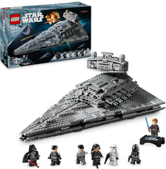 LEGO Star Wars Imperial Star Destroyer, Starship Set, Building Toy, Darth Vader and Cal Kestis Playset, Birthday Gift for Boys, Girls and Fans 75394 Building Sets Besuche den LEGO-Store Default title