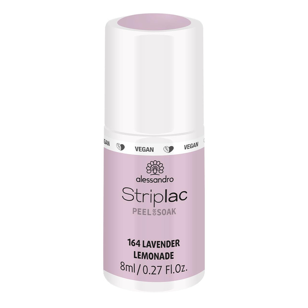 UV nail polish alessandro Striplac Lavender Lemonade – Delicate and long-lasting – Easy removal thanks to the removal technology – Vegan and cruelty-free – 8 ml