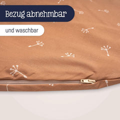 Julius Zöllner Pernă organică pentru alăptare 190 cm, umplutură 42 litri microperle Eps, fabricat în Germania Accesorii Hrana si Alaptare Bebe Naty Shop
