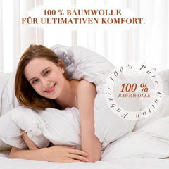 Down Duvet 135X200 All Seasons 100% Cotton 4 Seasons Duvet 135X200 With Goose Down And Feathers High Fluffy 3D Baffle Box Medium Warmth Quilts & Quilts Naty Shop