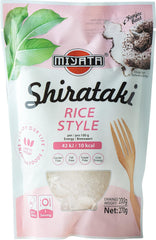 Shirataki style Miyata rice made from konjac flour, 1 packet (1 x 270g)