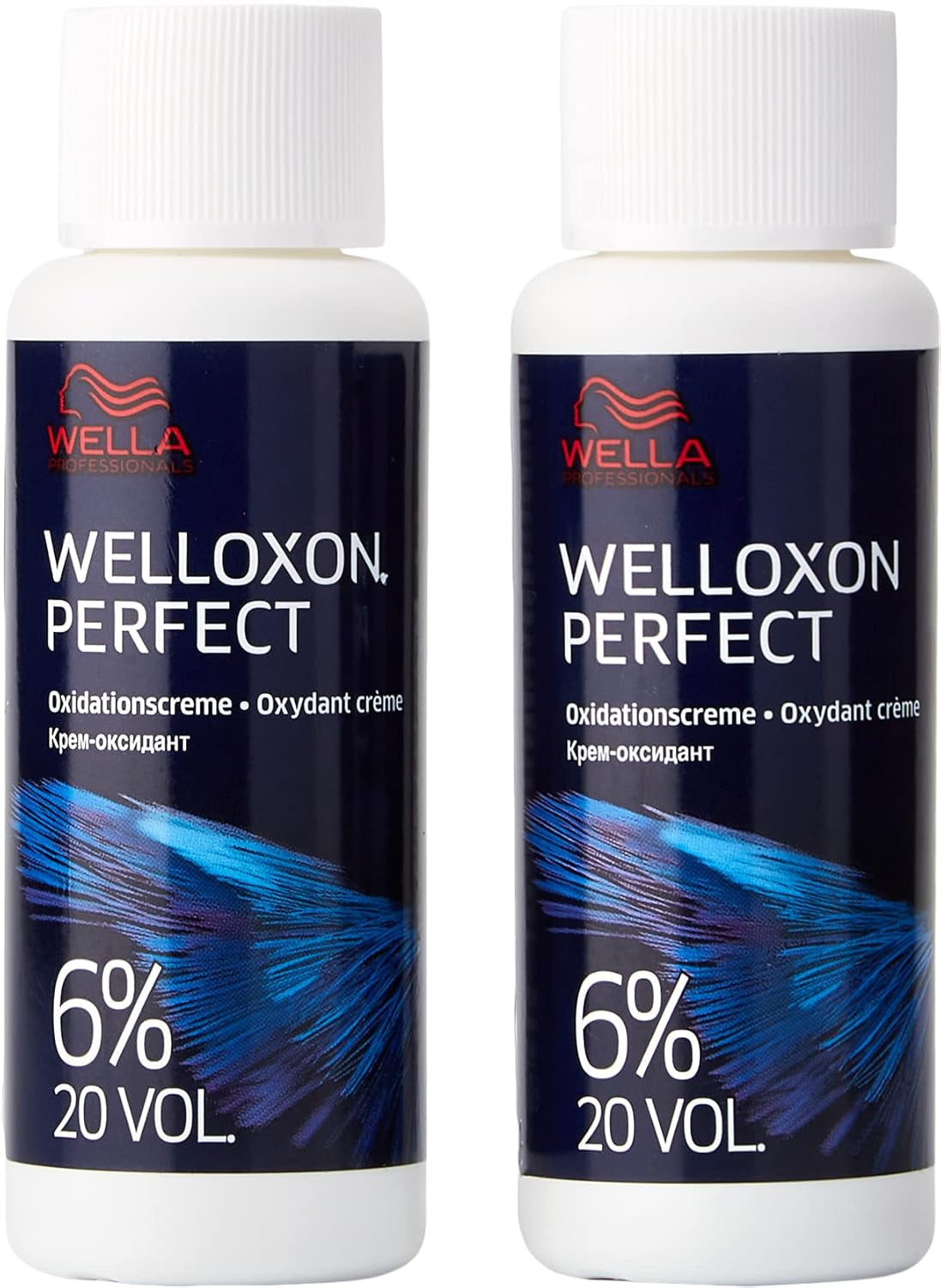 Wella Welloxon Oxidant Cream 6 la sută 60 ml, pachet de 2 (2 x 0.06 L) Vopsea pentru par Naty Shop Titlu implicit