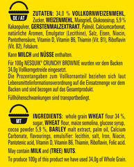 NESQUIK Crunchy Brownie, cereale crocante pentru micul dejun cu bucăți de ciocolată, 300 grame Cereale Naty Shop