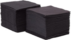 Saten Ser22104961 Coktail, șervețel 20 X 20, 2 straturi, 1/4 fold, 100 șervețele, Punta-Punta, negru