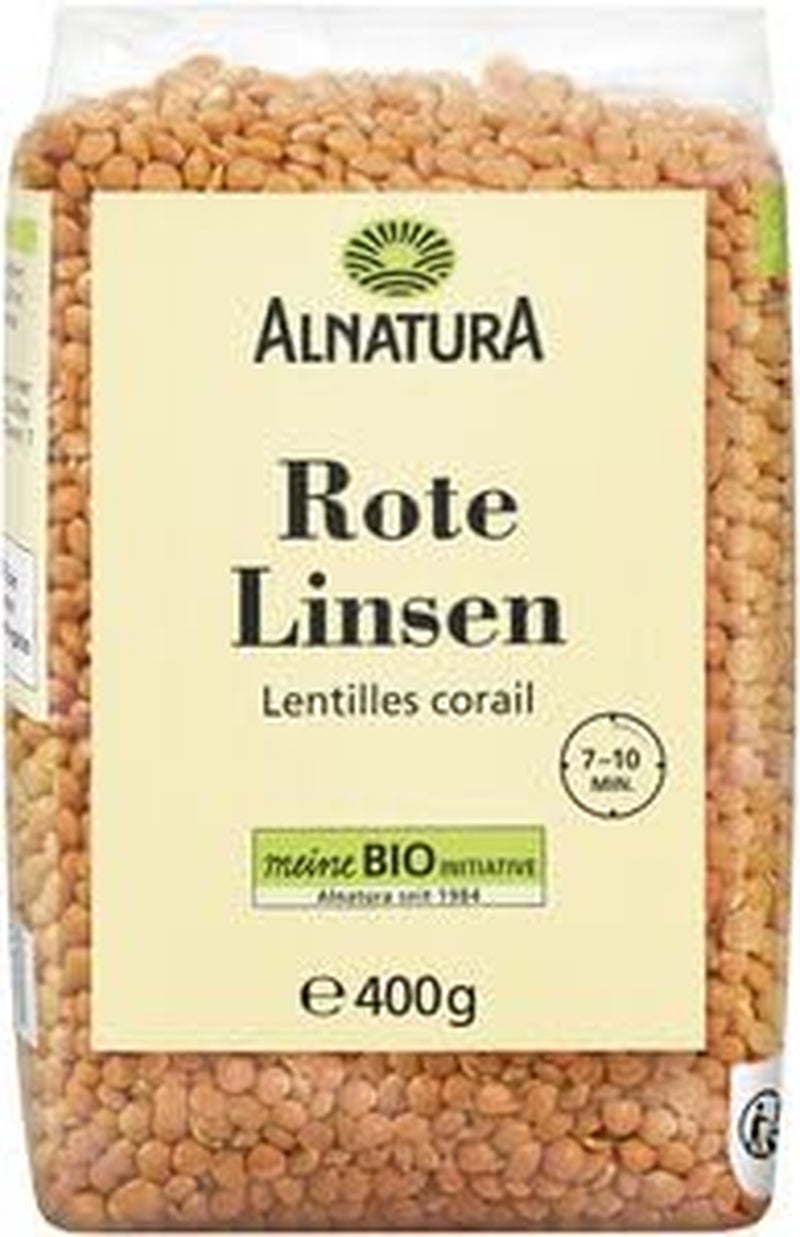 Linte roșie organică, 400 g
