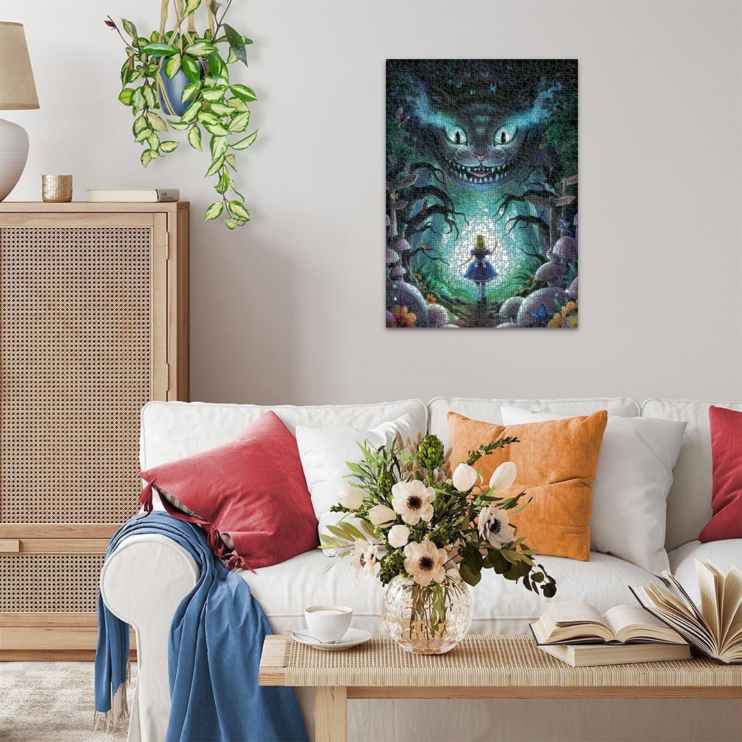 Ravensburger Puzzle 12000526 - Aventuri cu Alice - Puzzle de 1000 de piese pentru adulți și copii de la 14 ani, Puzzle Naty Shop