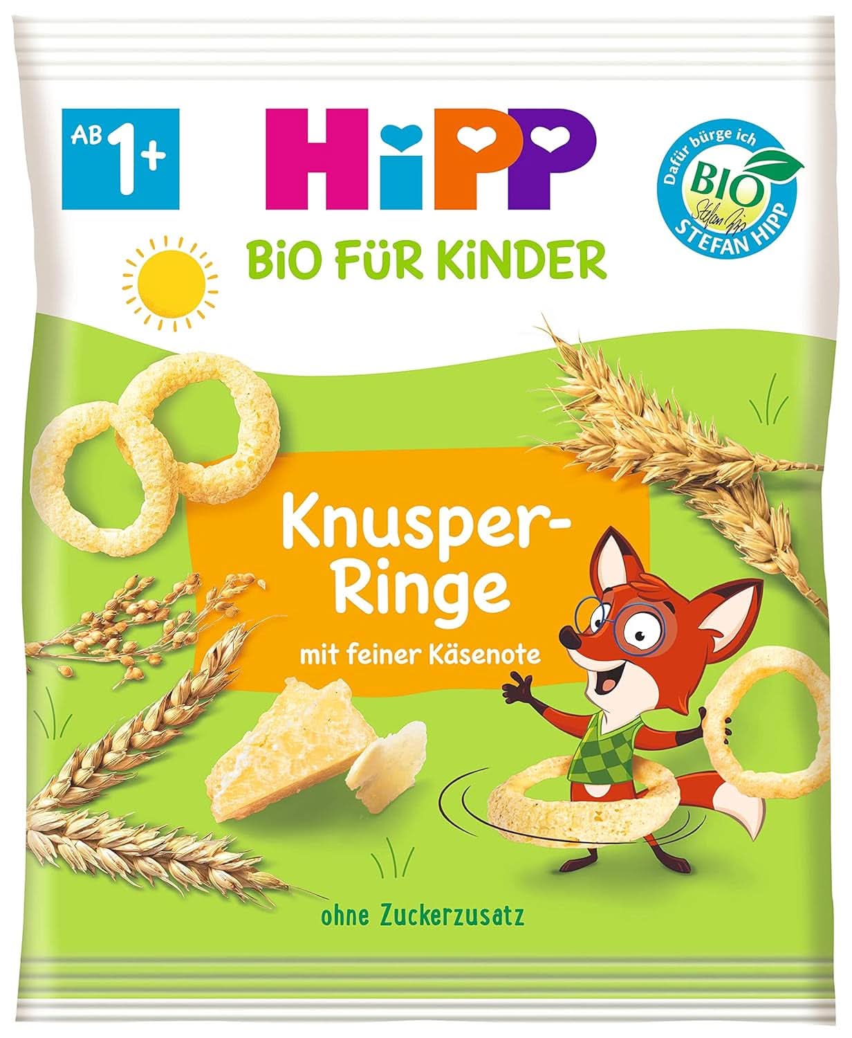 Hipp Bio Für Kinder inele crocante, pachet de 7 (7 x 25 grame) Mama si Copilul Naty Shop 7 x 25 grame Inele crocante