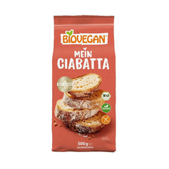 Biovegan Mein Ciabatta Backmischung Mixture for baking and cooking Naty Shop 1 X 500 Gr