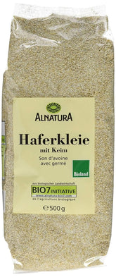 Organic oat bran with sprouts, 500 grams Cereale Naty Shop