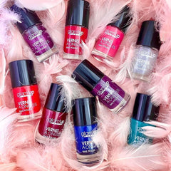 Glam'Up Paris, high-gloss, long-lasting, fast-drying nail polish, no. 100, transparent