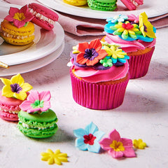 Colorant alimentar Funcakes Gel Roz Bombon: Colorant alimentar foarte concentrat pentru aluat, cremă, fondant, marțipan, produse de patiserie, dozare ușoară, picături individuale pentru a crea culori vibrante, Halal, 30 g