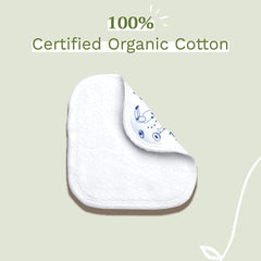 100% GOTS Cotton Reusable Body & Makeup Diapers for Babies & the Whole Family - Cleans Skin & Absorbs Dirt, Suitable for Sensitive Skin (6 Pack)