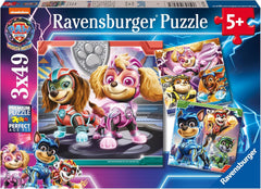 Ravensburger Children's Puzzle 05708 - PAW Patrol Power - 3X49 piese PAW Patrol the Mighty Movie Puzzle Pentru copii cu vârsta de peste 5 ani Puzzle Naty Shop Titlu implicit