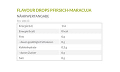 Borchers flavor drops, Peach - passion fruit, 30 ml Aromas Naty Shop