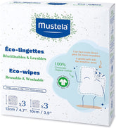 100% GOTS Cotton Reusable Body & Makeup Diapers for Babies & the Whole Family - Cleans Skin & Absorbs Dirt, Suitable for Sensitive Skin (6 Pack)