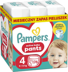 Pampers (Old Version), Pants Boys/Girls 4 176 pcs.