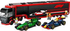 LEGO City F1 Transporter with RB20 & AMR24 F1 Racing Cars - Toy Car Transporter for Red Bull & Aston Martin Formula 1 Teams - Incl. 5 Minifigures - Gift for Boys & Girls Ages 8+ 60445 Construction sets Besuche den LEGO-Store