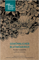 Magic Garden Seeds - Blut-Weiderich Saatgut - Lythrum Salicaria - Ca. 2000 Samen | MehrjĂ€hrige Wildstaude FĂŒr Feuchtgebiete & TeichrĂ€nder | Insektenfreundliche Uferpflanze | Winterhart