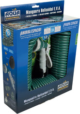 Furtun de grădină C2107N2 cu 7 forme, 15 m, verde