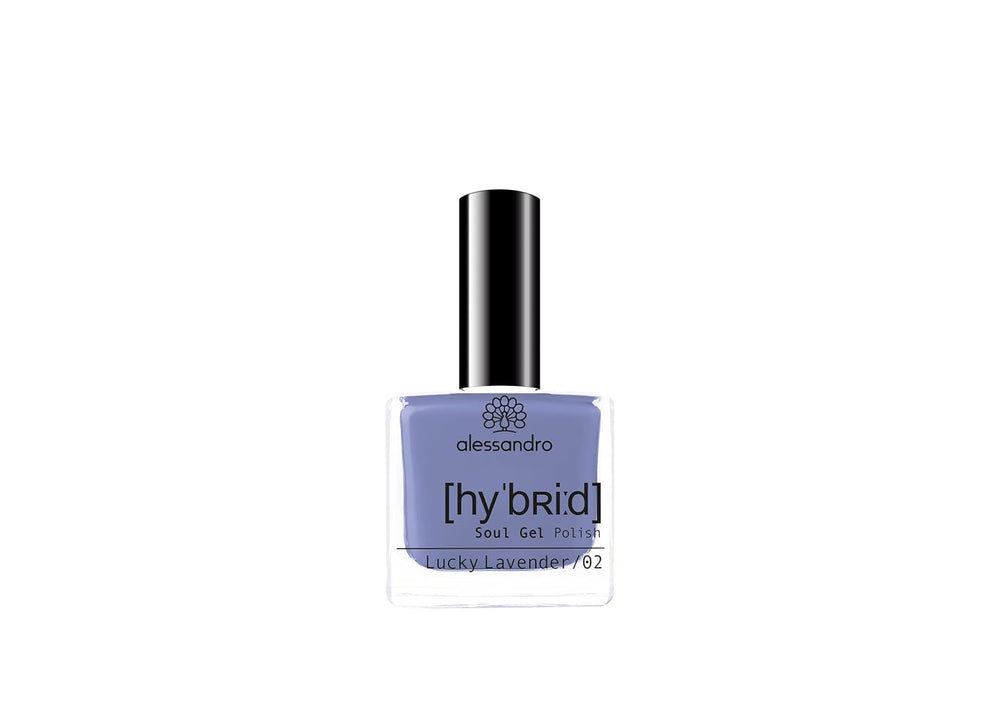 Alessandro Lucky Lavender hybrid nail polish - lavender shade - Perfect nails in just 3 steps, without LED - Lasts up to 10 days!
