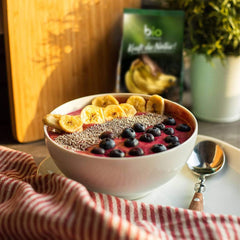 Biocentral whole flax seeds | 7 x 400g organic flax seeds | Ideal for yogurt, muesli and bread | Alternative to psyllium, hemp seeds and chia seeds