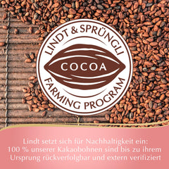 Mix de Paște Lindt Chocolate LINDOR | Casetă 144g | Ouă LINDOR care se topesc în gură în trei variante: Ciocolată cu lapte, Ciocolată neagră, Alune | Ciocolată de Paște | Cadou de ciocolată | 1 pachet