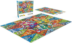 Buffalo Games - Pokemon - Stained glass starter - jigsaw puzzle 1000 pieces Puzzle Naty Shop