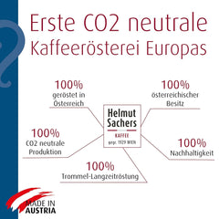 Helmut Sachers Kaffee - Viennese Blend, Strength 3/5, 100% Arabica, Whole Coffee Beans, 6 X 500G Naty Shop