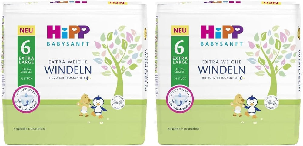 Diapers Extra Large 6 (Pack of 2) Mother and Child Naty Shop