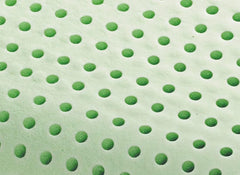 Pernă ortopedică de susținere a gâtului - Aloe organică - Pernă viscoelastică Aloe Vera 14 cm înălțime 100% bumbac acoperire Visco pernă - Pernă cu spumă de memorie - Made in Italy Perne standard Naty Shop