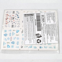 Autocolante 3D pentru unghii de Crăciun, autoadezive, cu transfer de apă, brad de Crăciun, fulg de nea, elan, pinguin, artă pentru unghii de Crăciun, design pentru unghii de iarnă, autocolante de Crăciun, accesorii pentru unghii