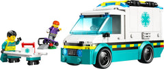 LEGO City Ambulance - toy with 2 minifigures (skateboarder and driver) - educational toy for boys and girls from 5 years - birthday and holiday gift ideas 60451 Building sets Besuche den LEGO-Store