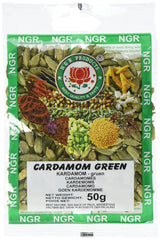 Cardamom, green, whole, 50g (1 x 50g Packung)