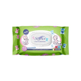 Cleansing wipes with aloe vera for children, 72 pieces