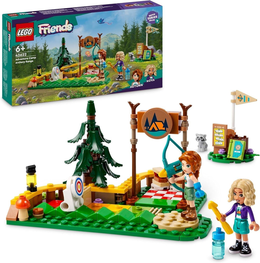 LEGO Friends Archery at Adventure Camp Kids Building Toy with Bow and Arrow, 2 Figures and a Sink, for Girls and Boys Ages 6+ 42622 Building Sets Besuche den LEGO-Store Default Title