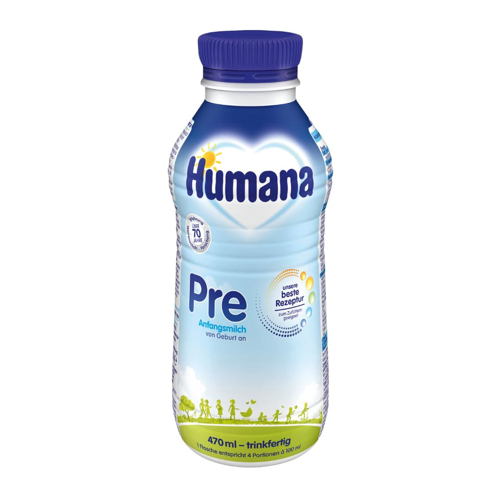 Humana PRE infant milk, ready to drink, 470 ml bottle
