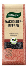 BioWagner - Bio Wachholderbeeren | ideal for Wild, Sauerbraten or Sauerkraut | naturbelassene Bio-Zutaten | recyclable Verpackung | 30 g