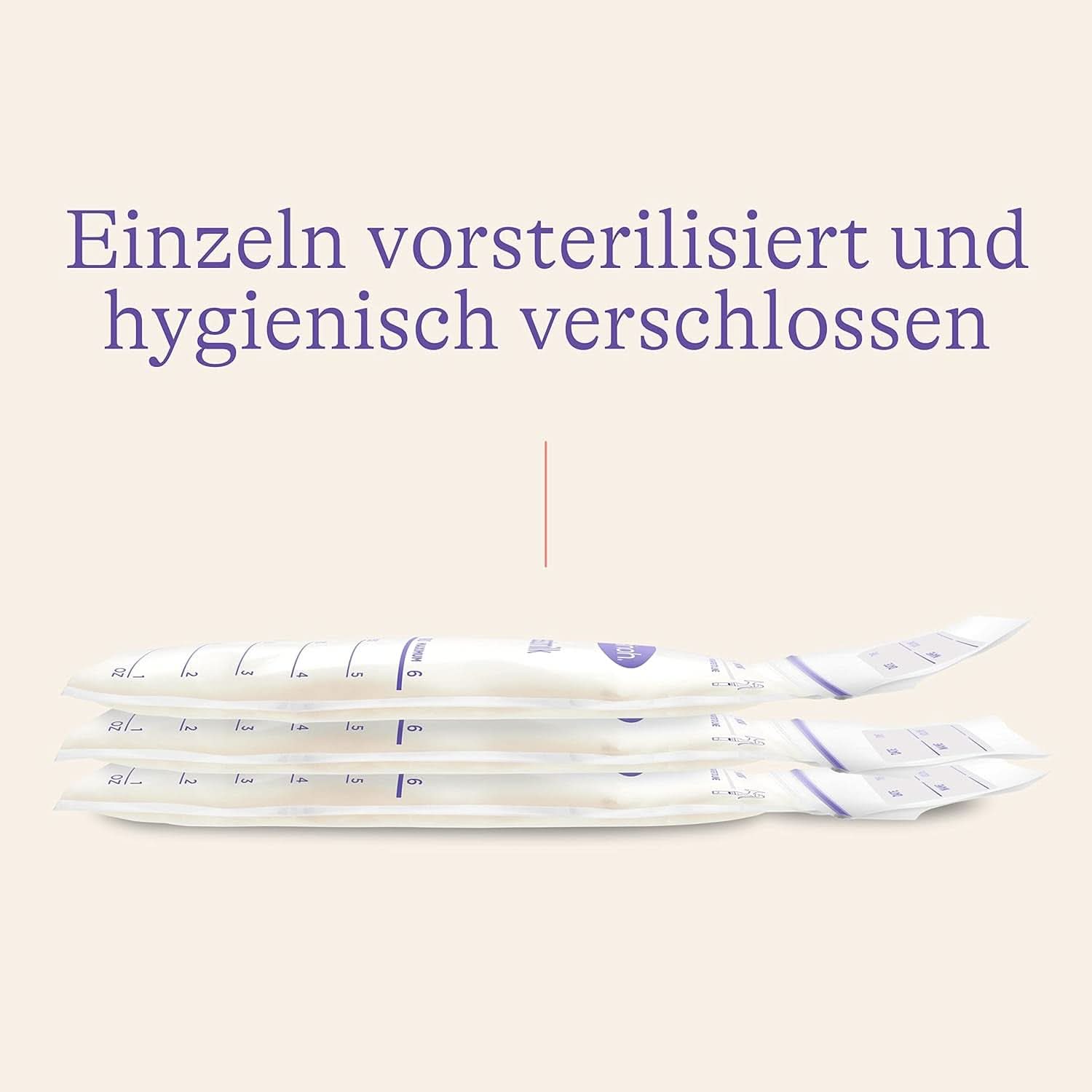 Lansinoh Muttermilchbeutel - 25 Stück - Zum Sicheren Aufbewahren Und Einfrieren Von Muttermilch - Hygienisch & Platzsparend Accesorii Hrana si Alaptare Bebe Naty Shop