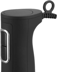 Emerio HB-111446 Stand mixer, TESTSIEGER Preis/Leistung, Gummierter Rutschfester Griff, Edelstahl, Bpa-Frei, Schwarz, 250W Kitchen Naty Shop