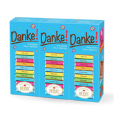 Heidel Thank You milk chocolate bars 3x80g, 16 mini-bars of 5g per package, Various expressions of gratitude, Exquisite gift idea