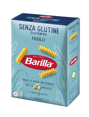 Gluten-free Barilla Fusilli pasta made from delicious corn and rice - perfect for people with celiac disease or gluten intolerance 400g
