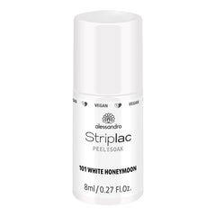 Alessandro Striplac White Honeymoon UV nail polish - Delicate and long-lasting - Easy removal thanks to the removal technology - Vegan and cruelty-free - 8 ml