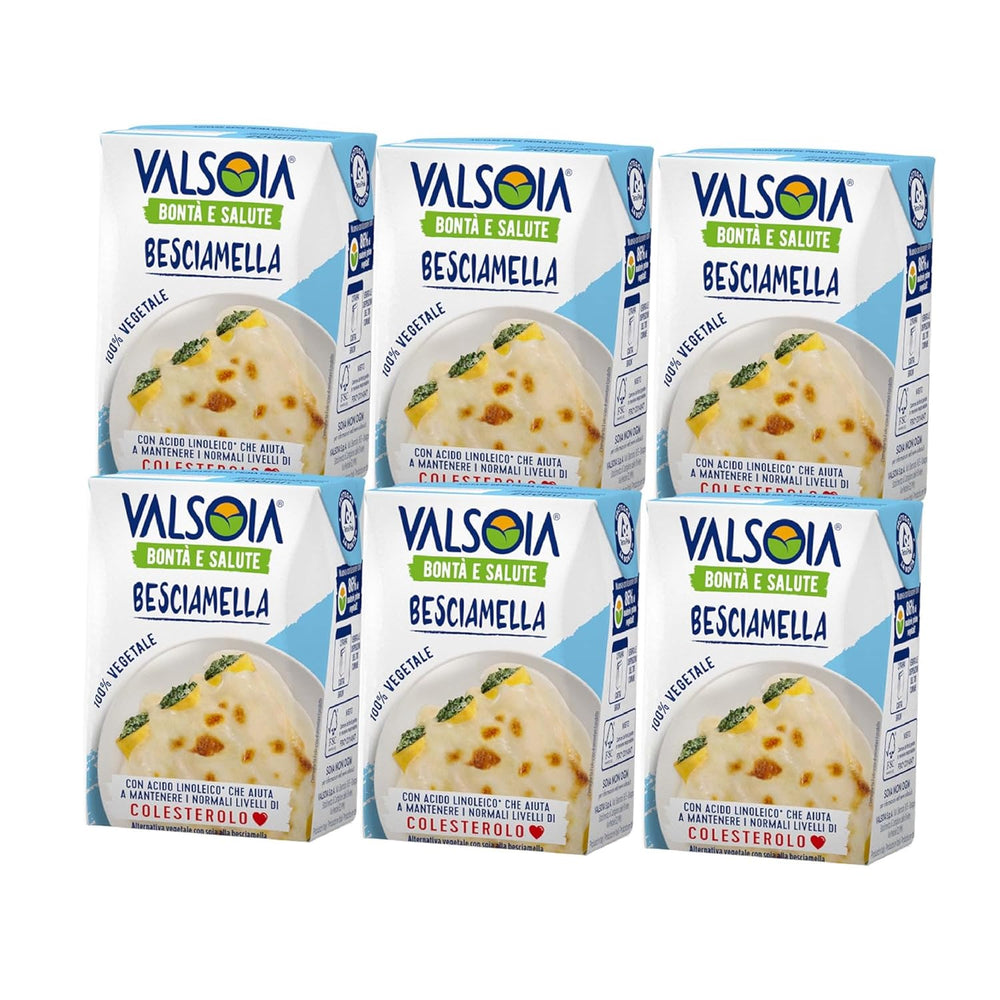Béchamel conditioner, Lactose-free Béchamel, Versatile in cooking, Ideal for vegans and vegetarians, 6 x 200 ml