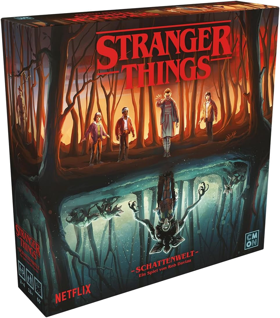 Stranger Things: Shadow World, Expert Game, Board Game, 2-4 Players, Ages 12+, 60 Minutes, German, Multicolor, Colorful