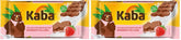 Kaba Milk Chocolate with Strawberry Cream, Filled Chocolate Bar, 90g Bar, Melt-in-your-Mouth Chocolate with Strawberry Fruity Cream and Kaba Original Flavor (Pack of 2)
