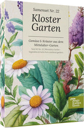 Semințe Magic Garden - Grădina Mănăstirii: Legume și Ierburi din Evul Mediu - Cutie cu Semințe cu 9 Soiuri Istorice pentru Bucătărie, Plante Medicinale și Grădină