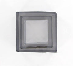 Formă de biscuiți pătrată Fackelmann, oțel, argintie