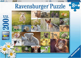 Ravensburger Puzzle jigsaw pentru copii - 13353 Animale dulci pentru copii - puzzle jigsaw de 200 de piese pentru copii cu vârsta de peste 8 ani Puzzle Naty Shop Titlu implicit